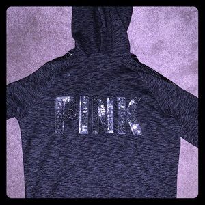 Limited Edition VS PINK bling mesh hoodie